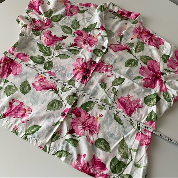 Two Palms button down tropical floral shirt, size 2XL - Picture 9 of 10